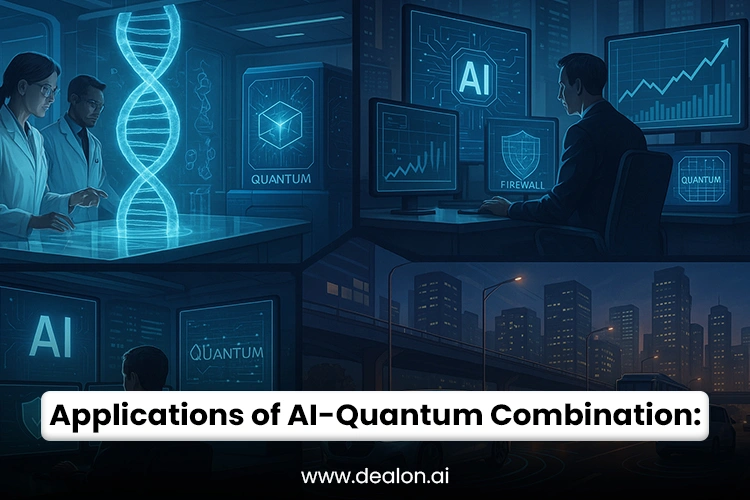 Applications of AI-Quantum Combination
