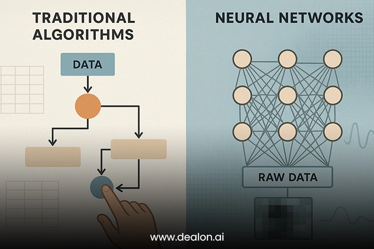 Fundamental Concepts: Algorithms vs. Neural Networks