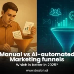 Manual Marketing funnels versus AI-automated