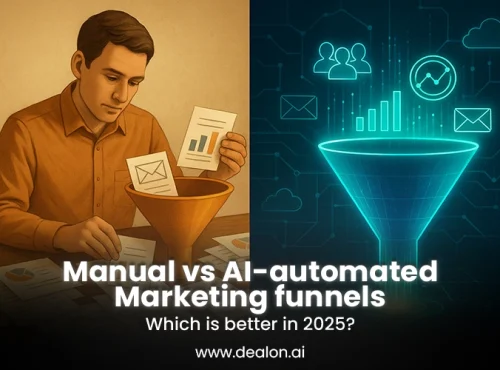 Manual Marketing funnels versus AI-automated