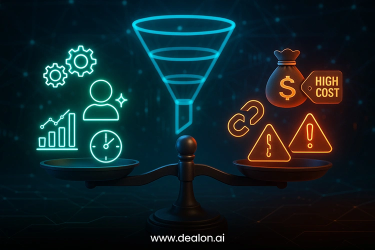 Pros and Cons of AI-driven Marketing Funnels