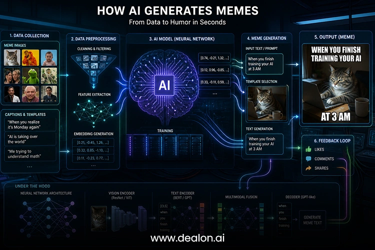 How machines generate memes