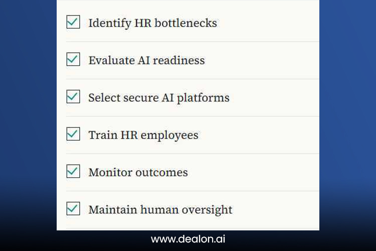 AI Tools for HR Implementation Checklist